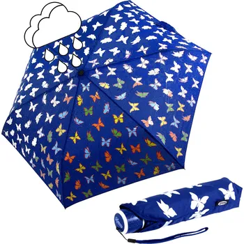 Deštník iX-brella Mini Butterfly - dětský deštník měnící barvu Modrá