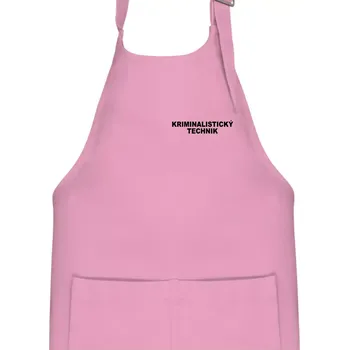 Kuchyňská zástěra Kriminalistický technik - Dětská zástěra na vaření - Univerzální velikost ( Růžová )