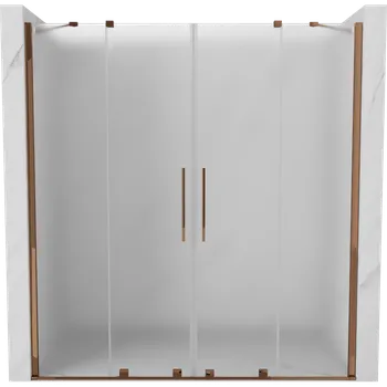 Sprchové dveře Mexen Velar Duo posuvné sprchové dveře 200 cm, mráz, růžové zlato - 871-200-000-32-60 Sprchové dveře