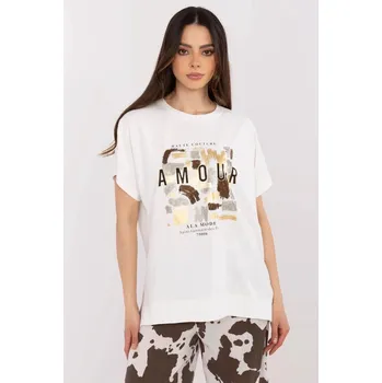 Dámská halenka s potiskem a flitry, L/XL i240_212505_2:L/XL