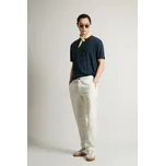 KALHOTY WOOLRICH LINEN BLEND PANTS FEATHER WHITE