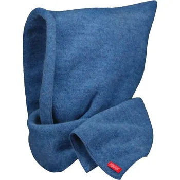 Šála Ruskovilla Merino šála s kapucí, fleece / modrá sky