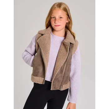 Sinsay - Vesta pilotka - béžová - 677EI-80X - 677EI-80X-158