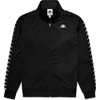 Pánská mikina Kappa 222 BANDA ANNISTON SLIM mikina černá/bílá S