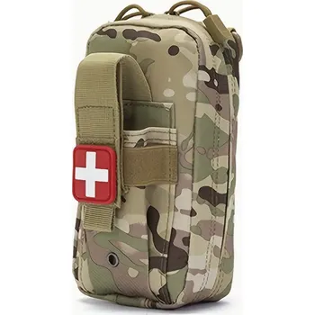 Lékárnička MOLLE MED Belt Pouch — opasková brašnička první pomoci Barva: kamufláž