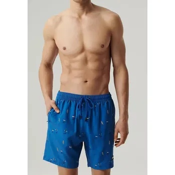 Pánské kraťasy Atlantic pánské plavecké šortky modré, modrá XXL i384_1814178