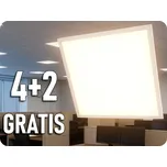 SPECTRUM LED PANEL ALGINE 40W, 4400LM, UGR<19, 120°, 60X60CM, 4+2 zdarma! Teplá bílá [SLI035066WW_PW]