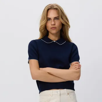 Reserved - Bavlněné polo - mid blue - 360IX-52X - 360IX-52X-S