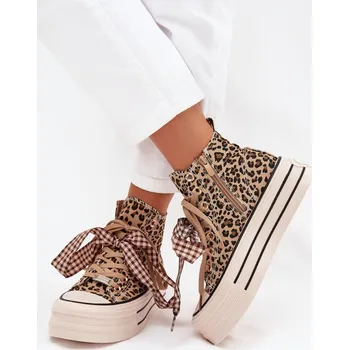 Dámské tenisky Tenisky na platformě se šněrováním a zipem, 38 i240_216326_2:38