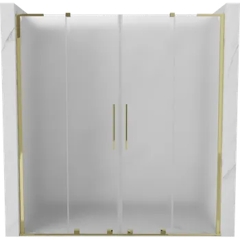 Sprchové dveře Mexen Velar L Duo posuvné sprchové dveře 200 cm, matný, zlatý - 871-200-003-32-50 Sprchové dveře
