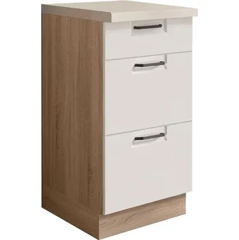 Kuchyňská skříňka Kuchyňská Skříňka Favorit 8D Sonoma/White