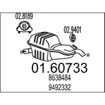 Zadní tlumič výfuku MTS 01.60733