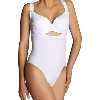 Stahovací body Stahovací body Vincenta bílé - XL