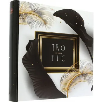 Fotoalbum Zastrkávací fotoalbum 10x15/600 Black Leaf GEDEON