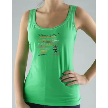 Dámské oblečení Dámské tílko Bad Girl 18033P - brokolice - 42/44