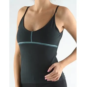 Dámská košilka, úzká ramínka, šité 98065P - černá - S