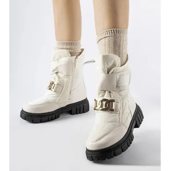 Dívčí sněhule Sněhule béžové se sponou Solea, 37 i240_205067_2:37