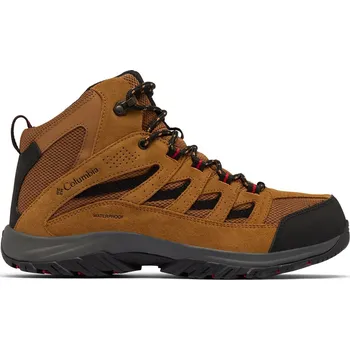 Pánská obuv Pánské Vysoké boty COLUMBIA CRESTWOOD MID WATERPROOF 2100641224 – Hnědá 44,5