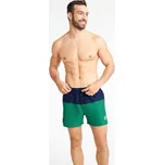 Pánské koupací šortky Gem zeleno-modré - XL
