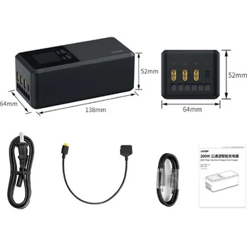 Dron DJI Matrice 4 DJI Matrice 4 T / Matrice 4E - 200W nabíječka baterií s režimem 60% úložiště