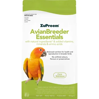Pro ptáka ZuPreem Essentials AvianBreeder Medium 18 kg