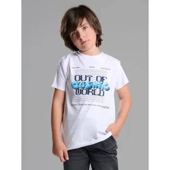 Chlapecké tričko Sinsay - Tričko s krátkým rukávem - bílá - 008GA-00X - 008GA-00X-158