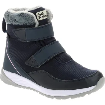 Dámská zimní obuv boty Jack Wolfskin Polar Wolf Texapore Mid VC - Dark Blue/Rose 35