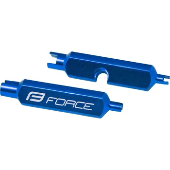Klíč FORCE na vložky AV/FV ventilků, hliník, modrý