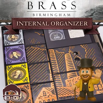 Příslušenství k deskovým hrám Insert pro deskovou hru Brass: Birmingham Barva: Černá