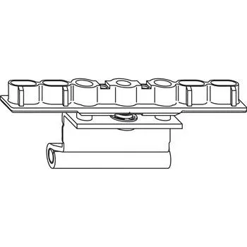 pant WINKHAUS výklopný pant KB.K.18-13, 12/18-13V, 80 kg, stříbrný