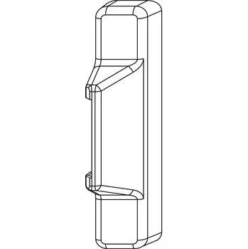 Příslušenství k oknu MACO krytka pro přítlačný pant k našroub. AS rámový díl, hnědá F5 (41343)