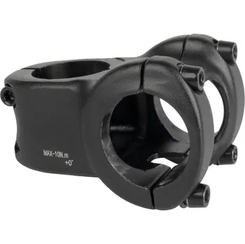 Představec na kolo představec a-h 28.6->31.8 35mm/0° Al černý nejkratší možný rozměr