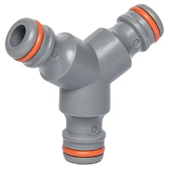 Zavlažování Bradas T-kus pro připojení 3 rychlospojek WHITE LINE