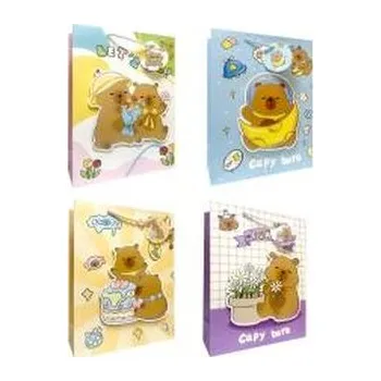 Set školních potřeb Torebka prezentowa dziecięca S Kapibara 3D mix