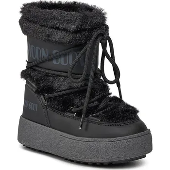Dámská móda boty Moon Boot LTrack Faux Fur - Black 41