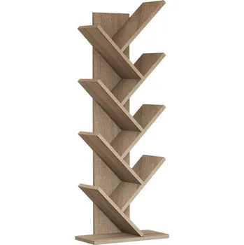 Knihovna Knihovna Hitit Walnut, tmavě hnědá