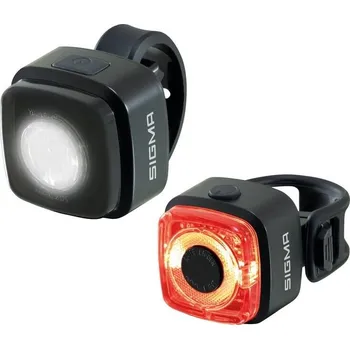 Příslušenství pro cyklistiku LED-sada osvetl.na bat.SIGMA Aura Micro cerná, schvál.dle dopr.predp v DE