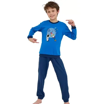 Chlapecké pyžamo Chlapecké pyžamo Young Galaxy modrá velikost 146/152