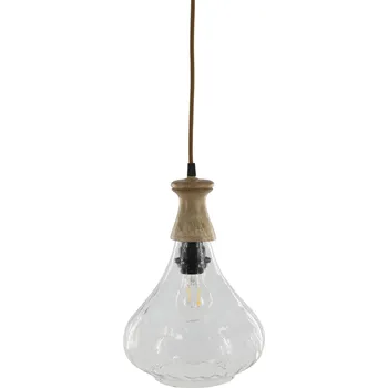 Závěsné skleněné světlo Mirabelle - Ø 21*31 cm