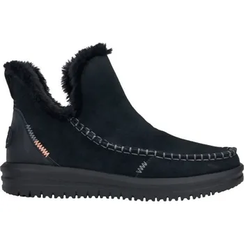 Dámské tenisky Dámská volnočasová obuv HEY DUDE CAMDEN SUEDE 42 Černá