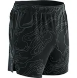 Pánské běžecké šortky Compressport PERFORMANCE SHORT M AURORA XL Černá