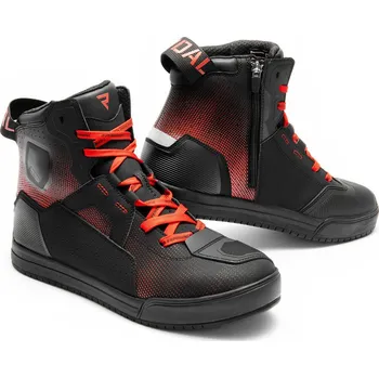 Moto obuv REBELHORN boty VANDAL-II black/red - 40