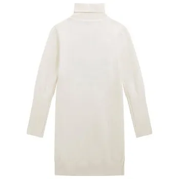 Dámské šaty Guess Úpletové šaty J5BK21 Z3GS0 Écru Regular Fit 7Y