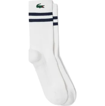 Pánské ponožky Ponožky Lacoste Breathable Jersey Tennis Socks 1P Bílý (35-38)