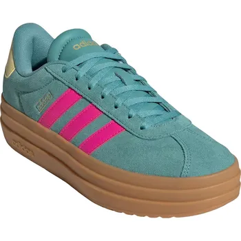 Dámské tenisky boty adidas Performance Vl Court Bold - Powder Teal/Shock Pink/Powder Yellow 40 2/3