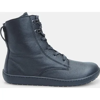 Dámské tenisky Baťa šněrovací kožená barefoot kotníková bota pro ženy Baťa černé, vel. 43