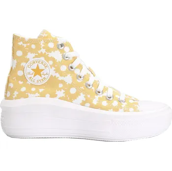 Dámská zimní obuv boty Converse Chuck Taylor All Star Move Floral Platform Hi - A01194/Cyber Mango/White/White 41