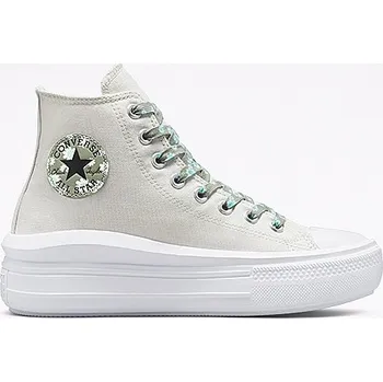 Dámská zimní obuv boty Converse Chuck Taylor All Star Move Desert Rave Hi - A00838/Light Bone/Light Field Surplus 39.5