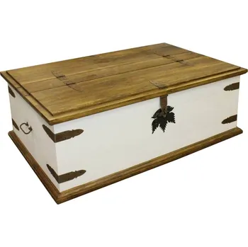 Komoda Truhla Sweet Home ARC03 Barevné provedení: Bílá - bezbarvý vosk