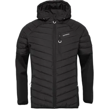 Pánská hybridní bunda Klimatex FUEGO 2XL Černá, Stříbrná